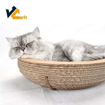 New Design Spiral Cat Scratch Board 2 In 1 Cat Product Cat Scratch Bed Toy